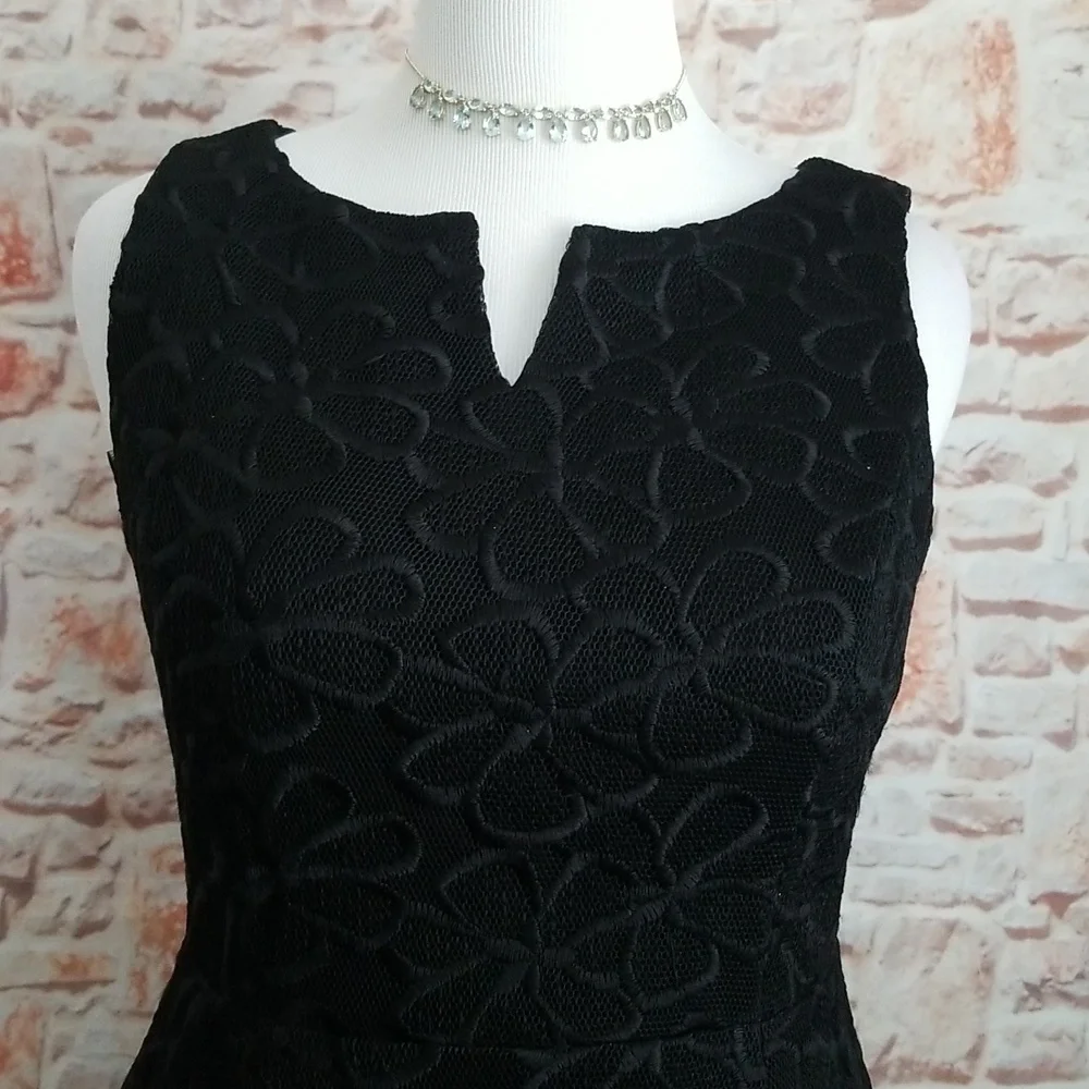 New Donna Karen New York Fit & Flare Floral Dress - Picture 3 of 14